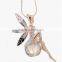 women Angel Wings Butterfly Wings fairy Rhinestone Crystal Necklace / sweater chain