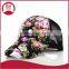 summer printed rose women Cap Baseball cap wholesale mesh cap/trucker cap