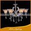 Best Selling Popular Energy Saving 3 Lights Crystal Pendant Lamp with Scallop Drops