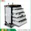 Rolling Tool Chest Type Metal Tool Cabinet 5 Drawer Cabinet