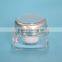 Metallic 40ml skin care use Acrylic jar with low price
