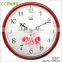 14 inch New product hanging clock home decor wooden wall clock(14W10RB-33)
