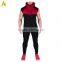 100% cotton hoodies mens sleeveless pullover hoody
