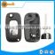 Flip blank key cover with 307 VA2 blade and battery place car key blanks wholesale flip key for Peugeot 307