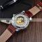 latest big roman number dial men watches automatic mechanical skeleton clock