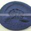 2015 Fashional Navy Cable Ladies' Knitted Baret