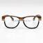 Double Color Layers Maple Wood Prescription Optical Frame Cut Design