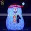 high quality LED 3D motif light snowman light