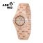 Ade Wu Retro Round Cheap Wholesale Custom Wood Watches Women Watches Man Maple and watchcase watchband,core 2035