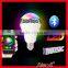 business gift led bulb bluetooth speaker with App