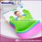 Soft and safe adjustable plastic blank baby bib