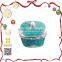 Best selling blue round custom made jewelry boxes