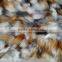 2015wholesale mult color real fox fur plate/fur blanket