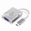 Portable USB 3.0 Type-C Male to VGA Female Cable Converter