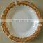 Elegant 9.25 inch porcelain plate omega soup plate Linyi Factory