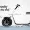 2016 fashion Harley Electric citycoco With Big Motorcycle Wheel