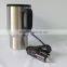 Top Selling Stainless Steel USB 12V Car Auto Adapter Heated Travel Mug Thermos Heating Cup/Electric tumbler