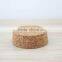 Wholesale 500ml heat resistant handmade glass jars with wood lid 6303