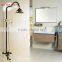 2015 New Arrival Black&gold Painting Bath&shower Faucet Set