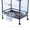 Pawhut 54"H Black/White Bird Flight Cage Stand