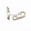 Silver Metal Snap Hook And Eye KeyChain Hook