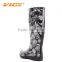 New fashion waterproof boots rubber rain boot rainshoes for ladies