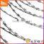 Strong anti rust razor wire stainless material single strand razor wire