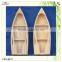 handmade natural color paulownia wooden boat storage box