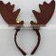 christmas headband deer hairband with bells and Snowflake
