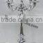 Nickel plated candelabra centerpieces wedding