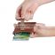 RFID Blocking Minimalist Front Pocket Wallet Wholesale Grain Leather Pull Tab Card Holder