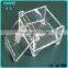 Custom made office acrylic 3 tiers name card holder, acrylic name card display stand
