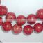 wholesale 17" 10mm red coral beads necklace jewelry set