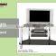 Home Furniture LCD Audio TV Rack Model Design Glass TV Stand