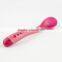 2017 New Products High Quantity Baby Goods Temperature Sensitive Plastic Baby Feeding Spoon Fork, Baby Gift