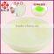 Plastic Put Hot Water Insulated Dish Keep Food Warm Baby Plate