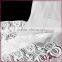 White mesh water soluble french lace fabric, embroidery guipure lace fabric