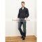 Custom Autumn 100% cotton kint pullover casual jumper half zip up hoodies men