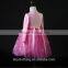 New Girl Dresses Costume Lace Long Sleeves Kid Sequinned Dresses Children Cosplay