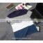 Stylish Combination Contrast Stitching T-Shirt Combination polo