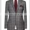 wholesale men suit custom men windowpane suit, check suit, pinstripe suit