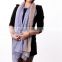 high quality voile pattern ladies striped pattern scarf