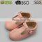 Wholesales Baby dress shoes top selling leather T-bar kids shoes