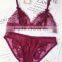 Runwaylover 5391 Hot Sale Ladies Sexy Embroider Sexy Bra and Panty Set