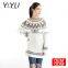 2017 women casual Bead geometric knit christmas sweater dress