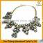 2016 Latest Design Flower Shape Elegant Natural Bead Stone Necklace Jewelry Fashion Ladies Necklace