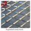 Expandable sheet metal diamond mesh