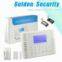 Big LCD display wireless GSM alarm system for home security alarm system