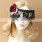 Fantasy Sexy Flower Ribbon Lace Half Face Eye MASK Masquerade Veil Carnival Costume Accessories Party