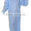 Disposable PP non-woven isolation gown with elastic cuff and strips